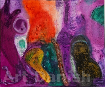 Spor, evidence maleri 100x120 malet af kunstner Vita Brejner, til salg i Galleri Art Danish Spor, evidence maleri 100x120 malet af kunstner Vita Brejner, til salg i Galleri Art Danish