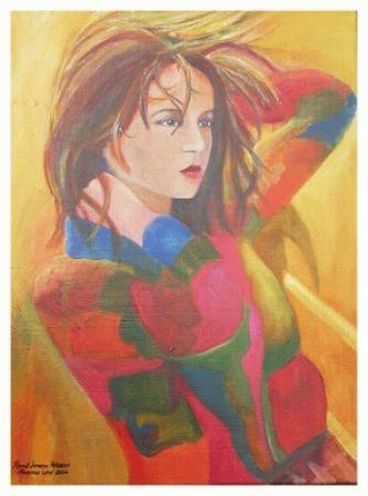 November Wind Acrylic on canvas Harriet Artist from Sydafrika