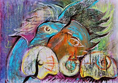 vujka-1, Oil on canvas, 0,80x100cm, 2005year, Artist Vujka Radivojevic, for sale in Gallery Art Danish Danmark