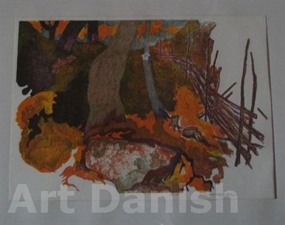 Hans Nygren Fågelholken 55x40cm