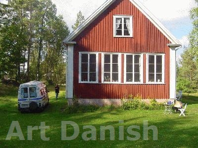 Art Danish Artschool  in Sweden. Painting, sculpture, oil, acryl, glass