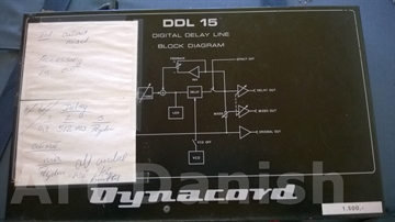DYNACORD DDL-15 Vintage Digital Delay with Modulation (Korg SDD-3000)